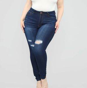 Skinny Jeans - Dark Denim